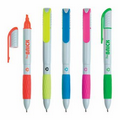 Deborah Recycled Plastic Ballpoint Pen & Highlighter Combo